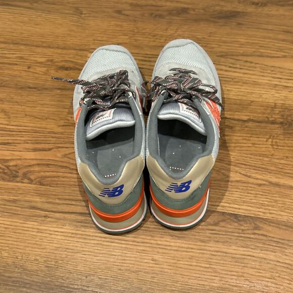 New Balance Gray and Orange Sneakers - Picture 7 of 9